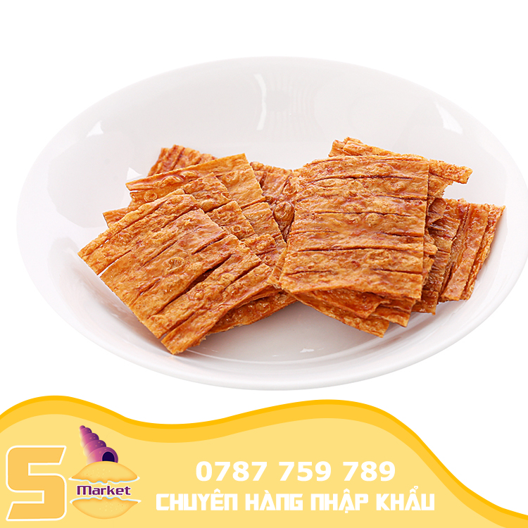 【1 Dây(13 bịch)】Khô mực Bento cay thái lan đỏ【Sò Market】