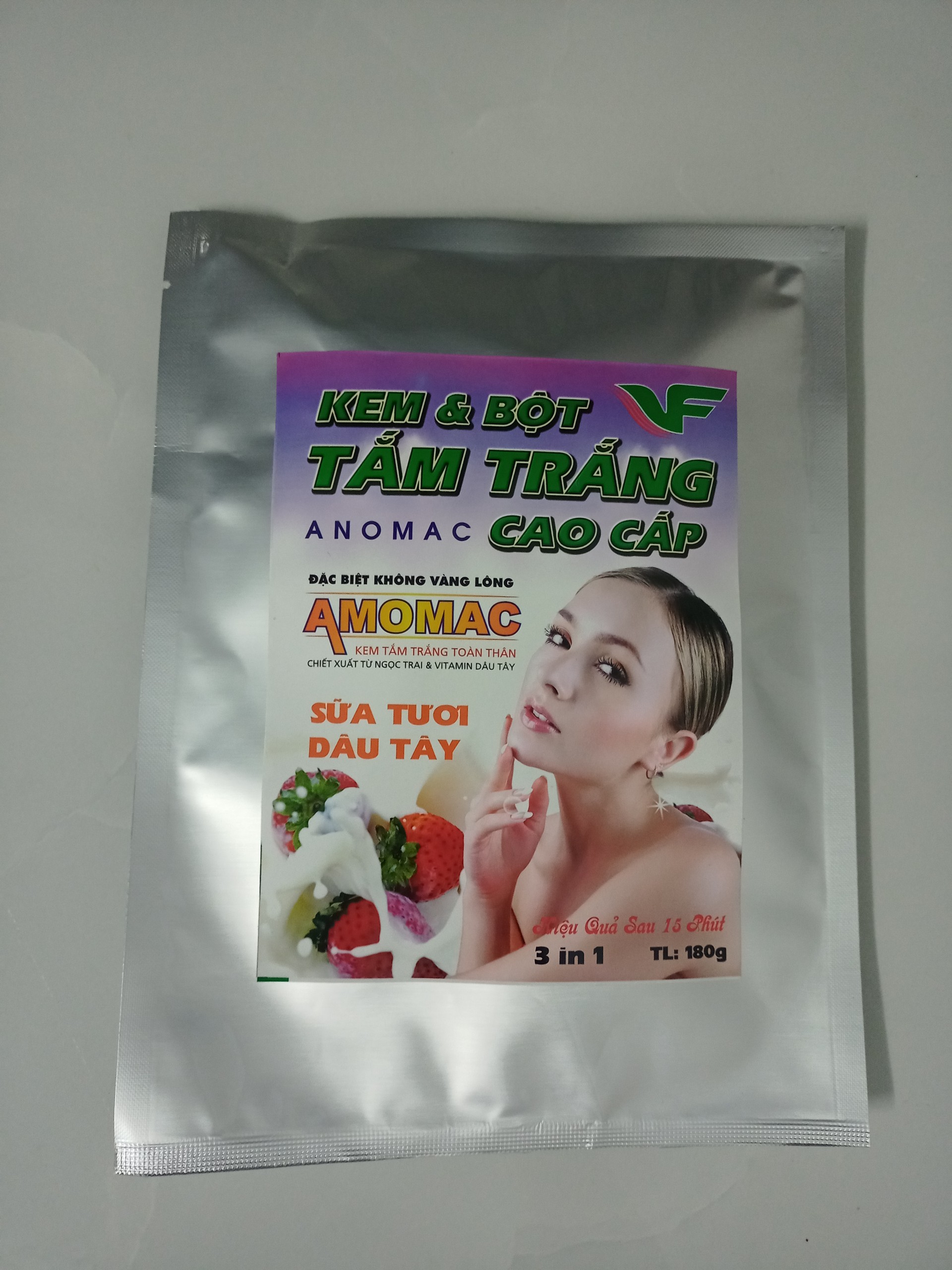 Kem và bột tắm trắng cao cấp Anomac TVF