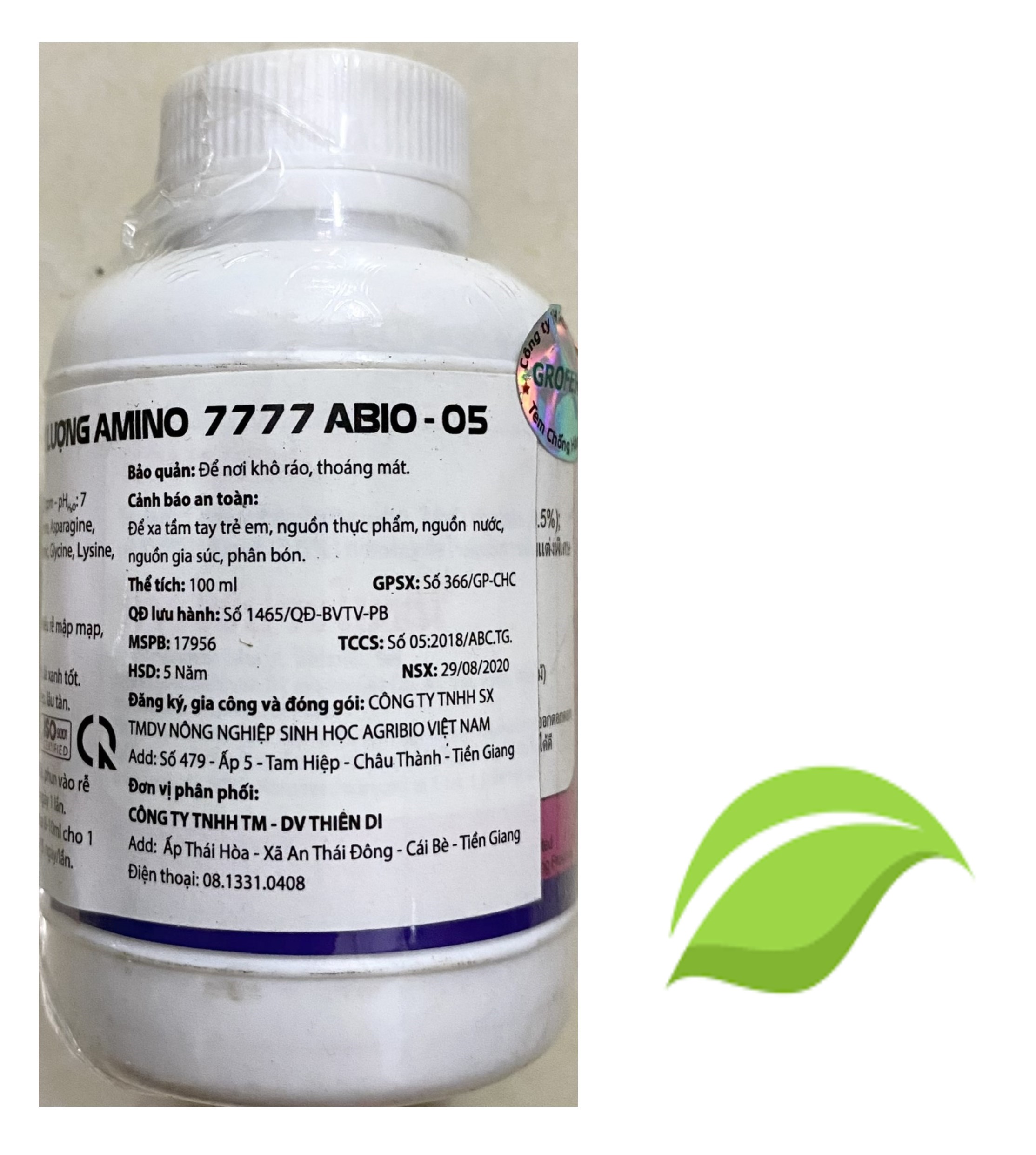 Phân Bón Lá Vitamin B1 Grofer Thái Lan - #097A# 100ml