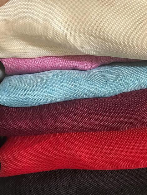 1 mét vải bố linen màu đỏ (Khổ 1m5)