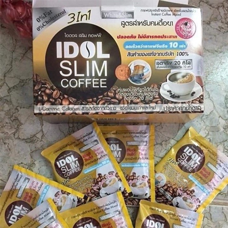 Cà phê giảm cân Idol Slim Coffee Thái Lan chính hãng