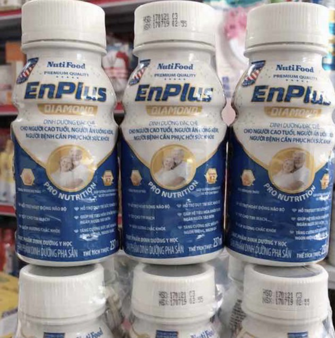 Lốc 6 chai sữa pha sẵn Enplus Diamond 237ml