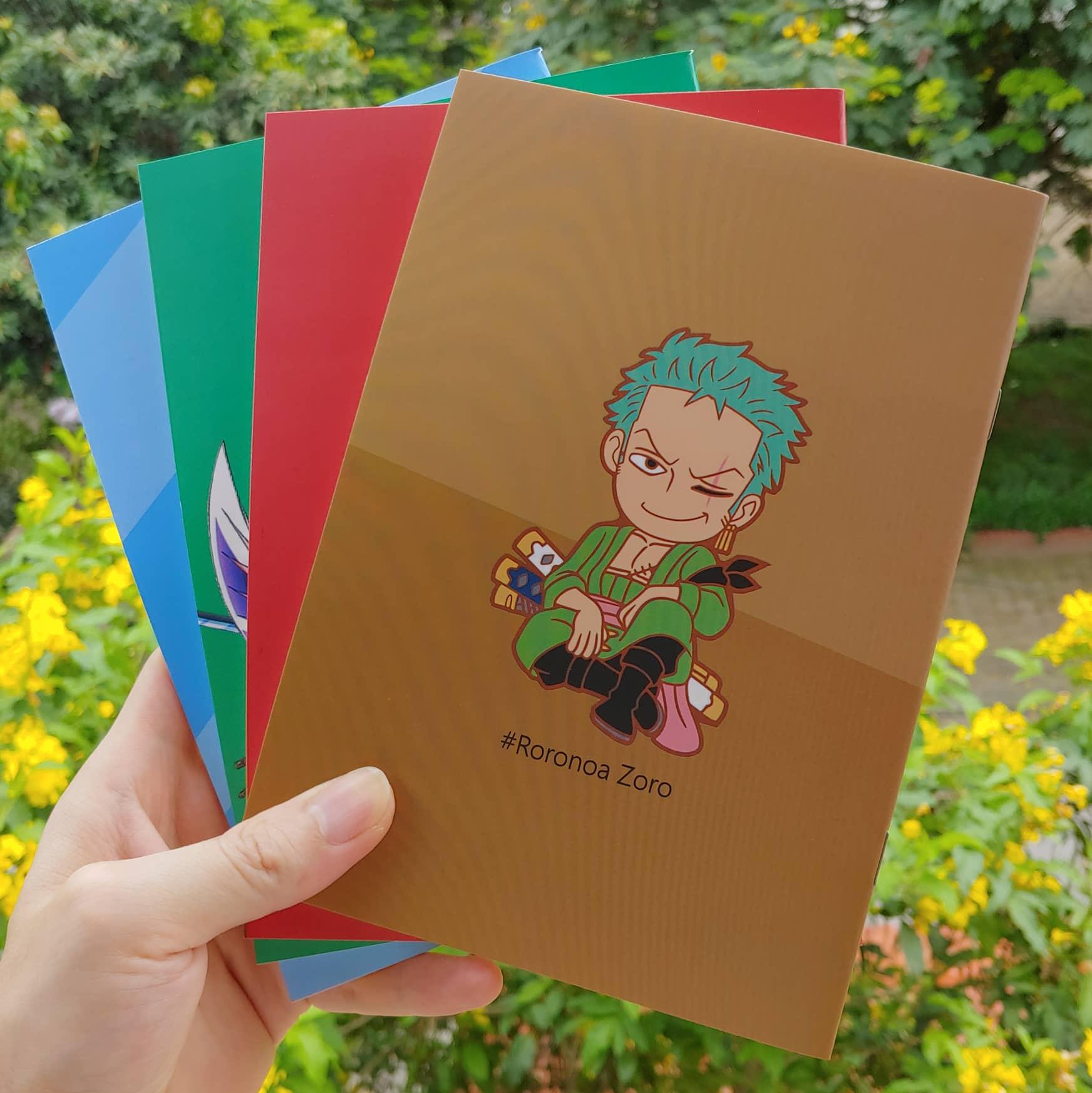 Bộ 4 quyển vở ONE PIECE khổ A5
