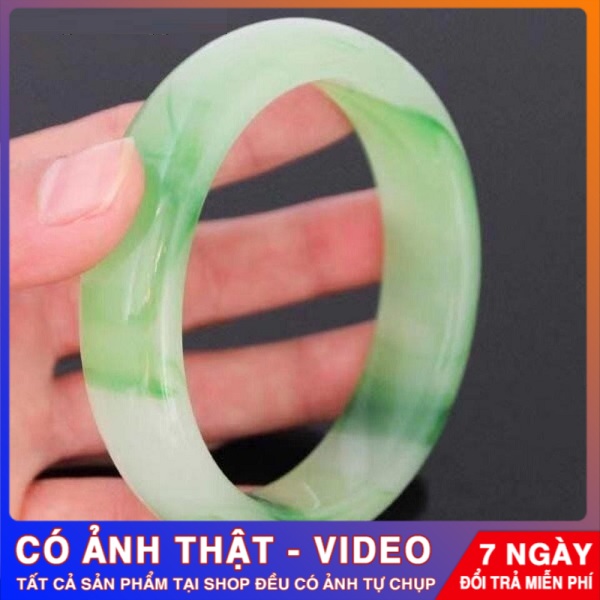 Vòng đeo tay quý bà, đá mã não, dày 6li, Ni 6.3, Kèm hộp đựng CrownX.436B lót lụa vàng