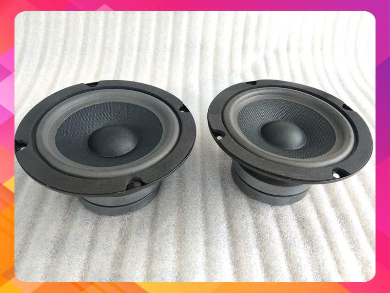 loa bass 13.5 cm viền ngoài gân mút từ kép