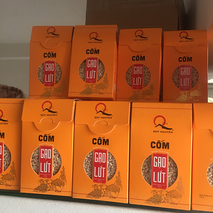 Cốm Gạo Lứt trắng Quy Nguyên 100gr