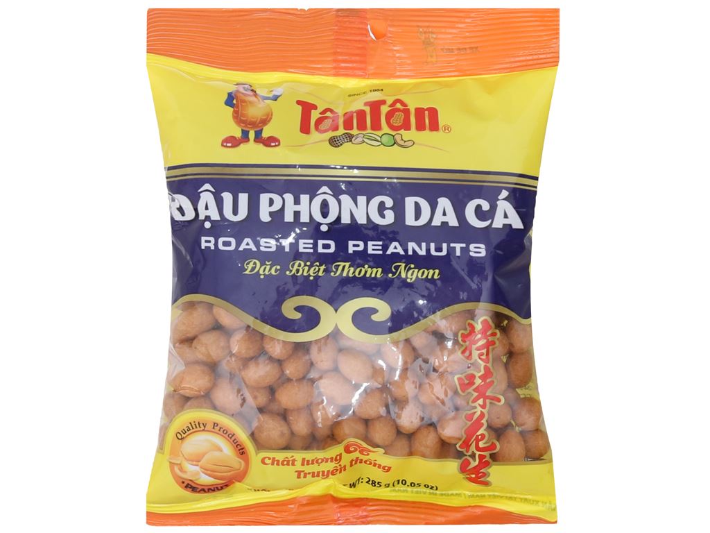 Đậu phộng da cá tân tân gói 285g