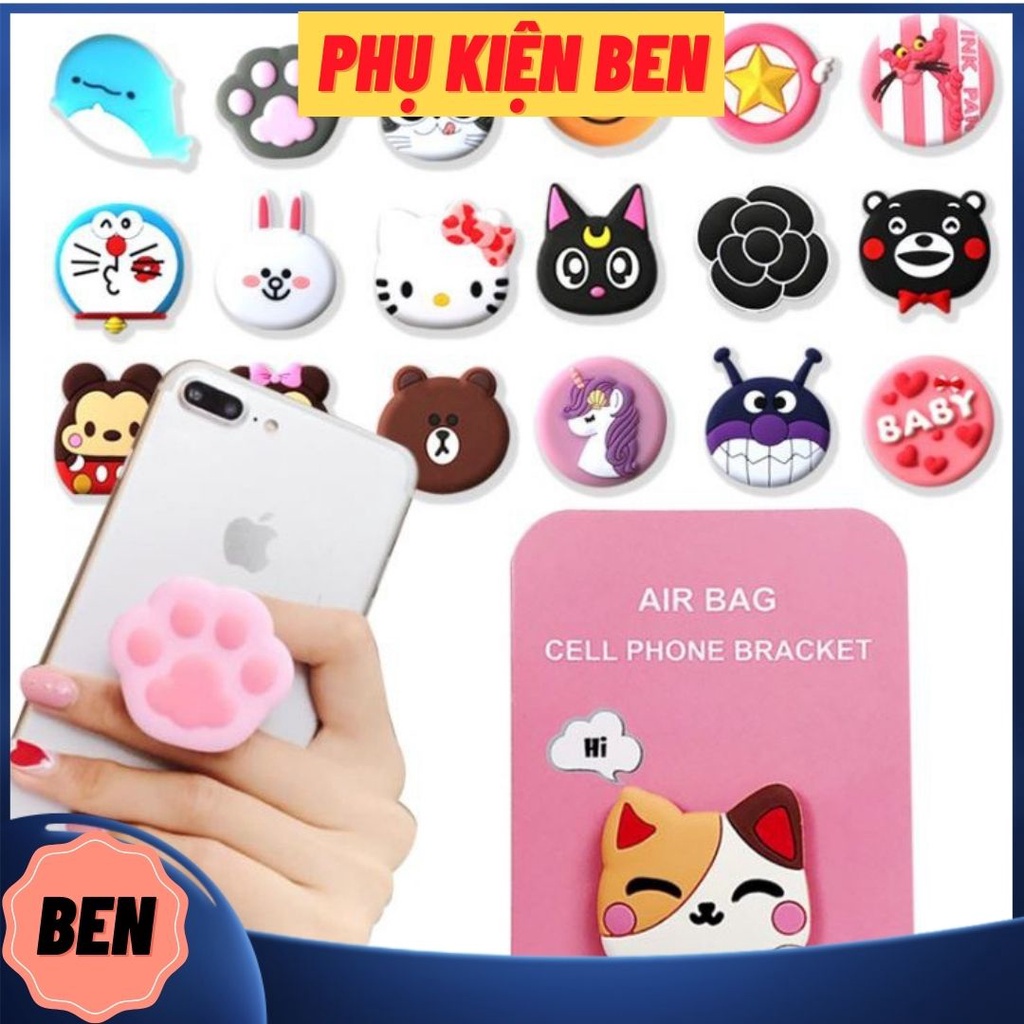 Giá đỡ điện thoại Popsocket- Ring pop hình thú - PHỤ KIỆN BEN