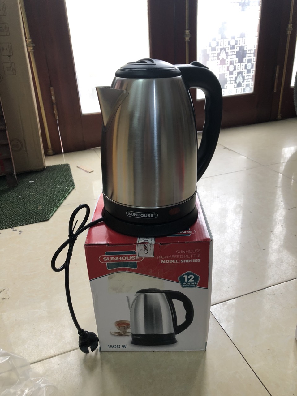Ấm siêu tốc inox 1.8L HAPPY TIME SHD1182