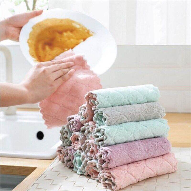 Khăn lau đa năng,khăn lau nhà bếp đa năng combo 10 chiếc