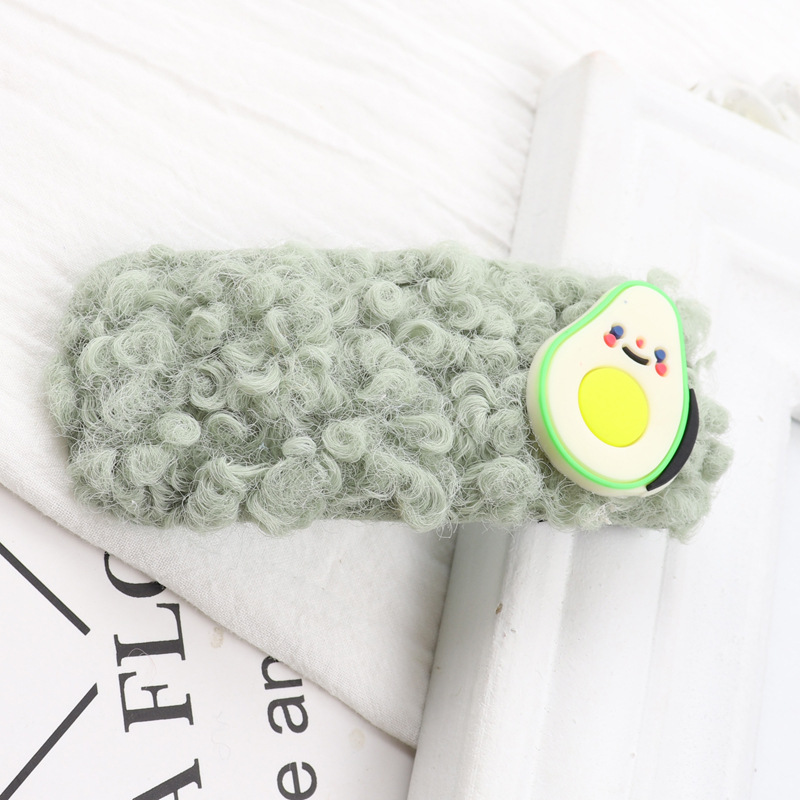 Kẹp tóc len nhiều hình dễ thương KT22