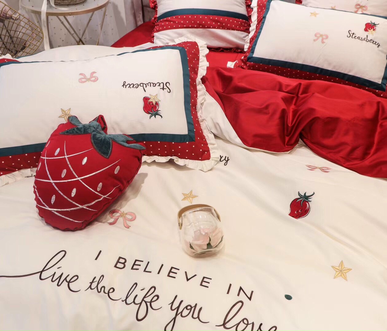❤️ Cực Phẩm ❤️Set Lụa Cao Cấp 5 Món❤️ Chăn Ga Gối Ngày Cưới ♥️ Kzzbedding