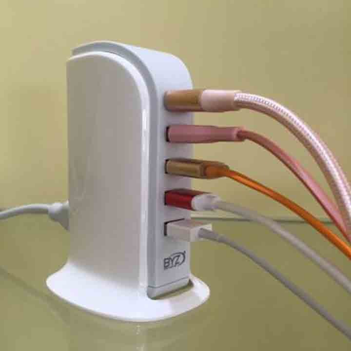 Ổ cắm điện 5 cổng USB BYZ F5