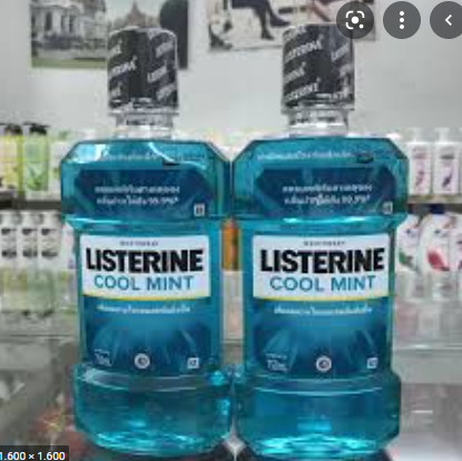 COMBO Nước súc miệng diệt khuẩn LISTERINE COOL MINT 750ml + chai Listerine