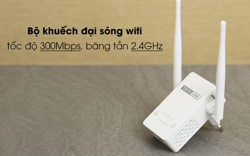 [HCM]Cục Phát Wifi - Kích Sóng Cực Khỏe Bộ Kích Sóng Wifi ToToLink Chính Hãng EX200 Mở Rộng Sóng WiFi Chuẩn N 300Mbps Siêu Mạnh Bảo Hành 12 Tháng