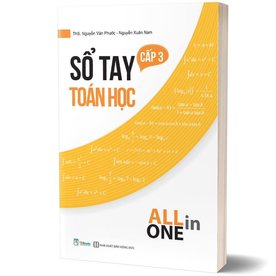 Sách - Sổ tay toán học cấp 3 - All in one