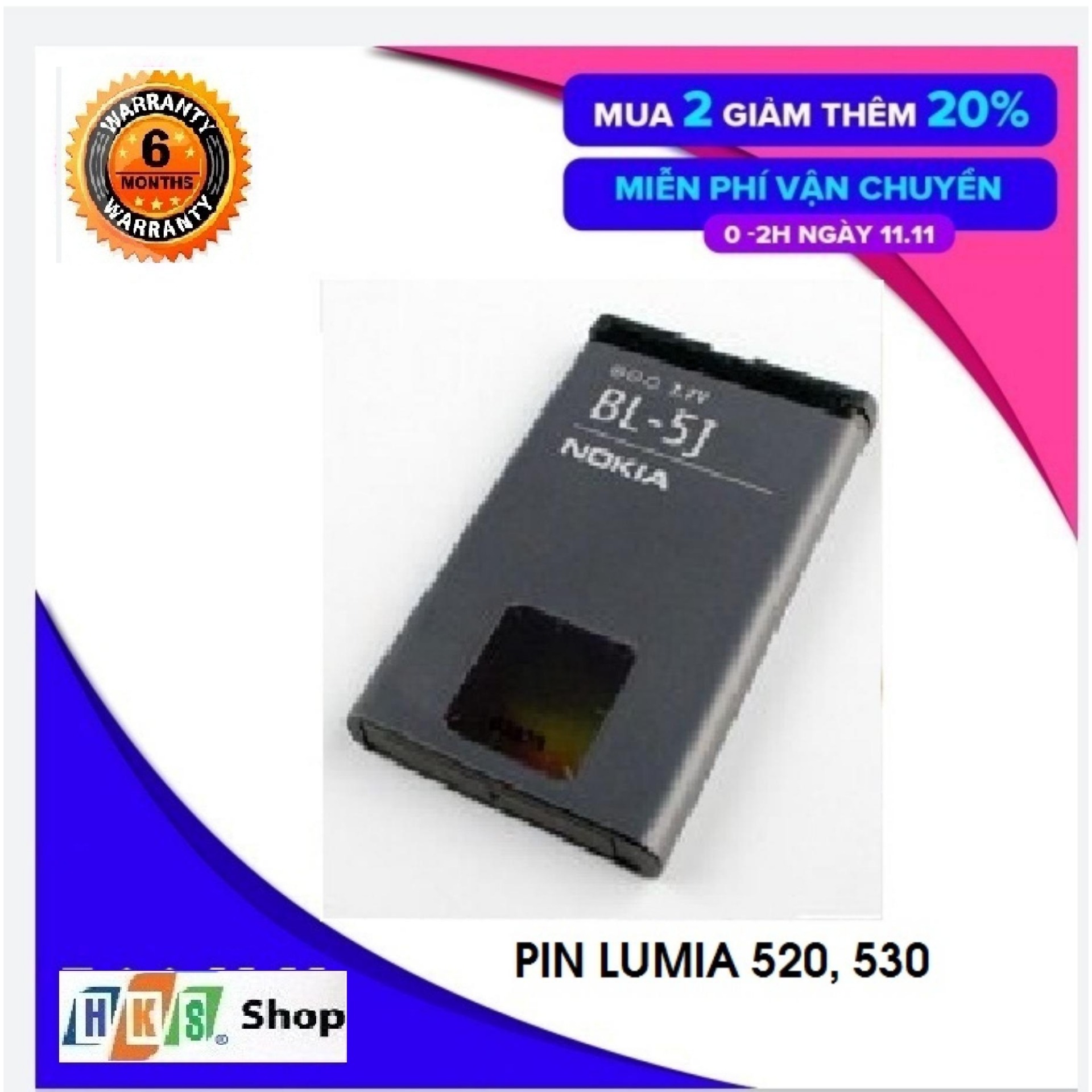 [HCM]Pin BL-4J  VÀ BL-5J