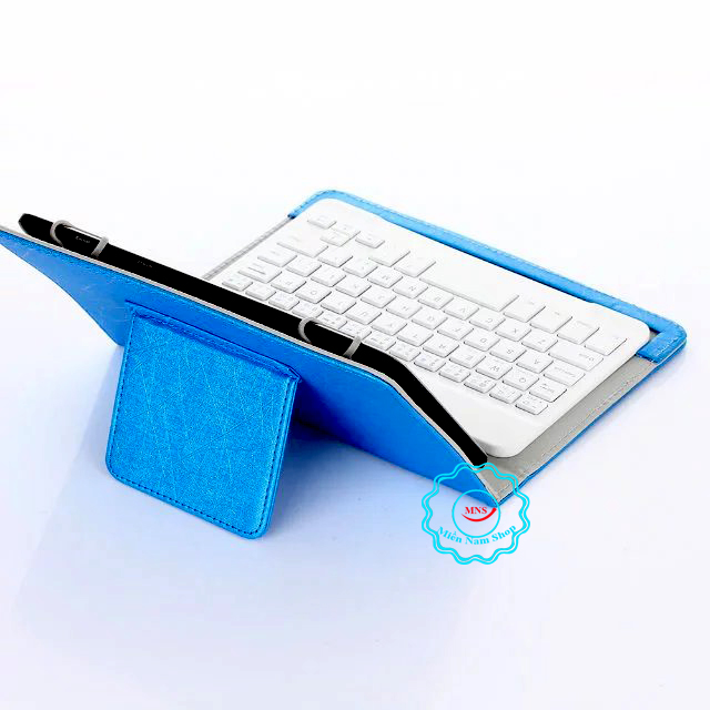 Bao Da BLUETOOTH Cho Máy Tính Bảng/ Ipad 7 đến 8 Inch Cho 3 Hệ Điều Hành IOS/ ANDROID/ WINDOWS (Màu Vàng)