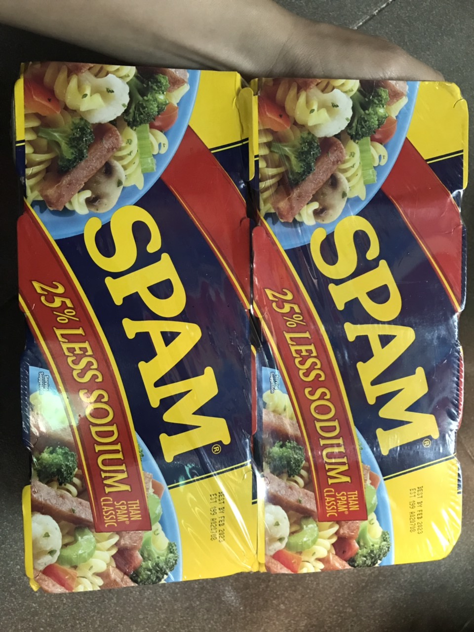 THỊT HỘP GLORIOUS SPAM 25% LESS SODIUM