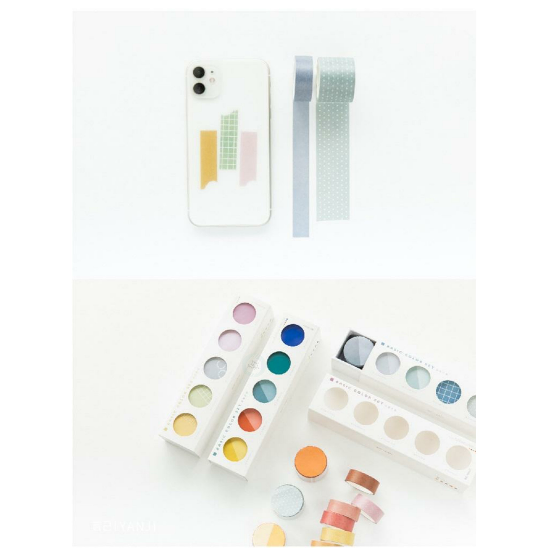 [HCM]BỘ BĂNG KEO BASIC COLOR