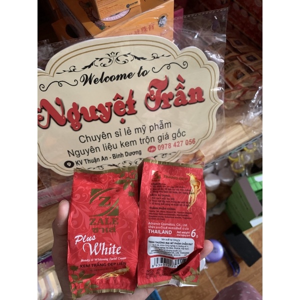 lẻ kem zzale đỏ nhân sâm thái lan