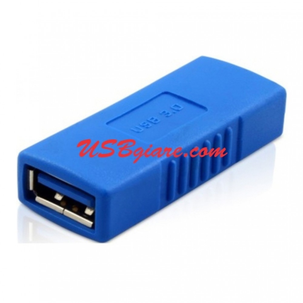 Đầu nối usb 3.0 2 đầu cái af/af unitek y-a 018