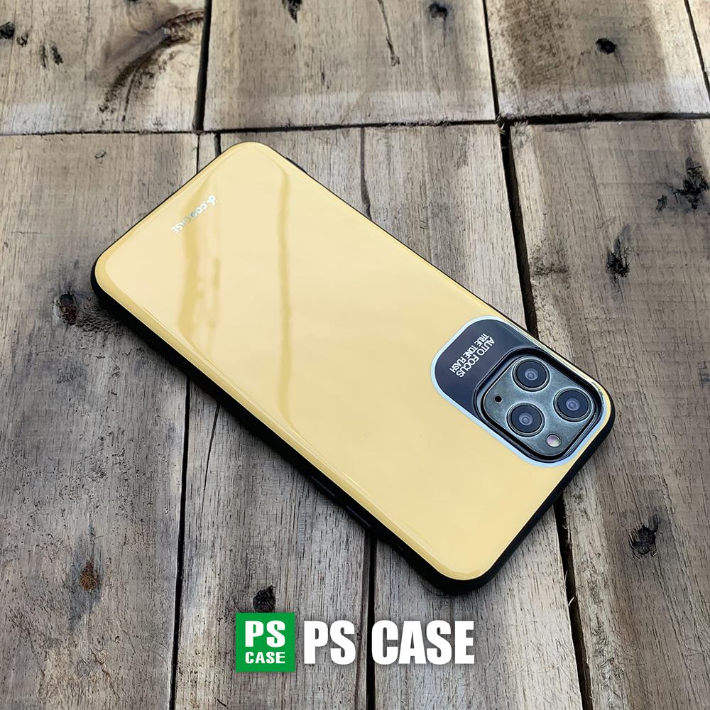 Ốp lưng bảo vệ camera hiệu Q.COO dành cho iPhone 11 Pro Max - Màu vàng - PS Case phân phối