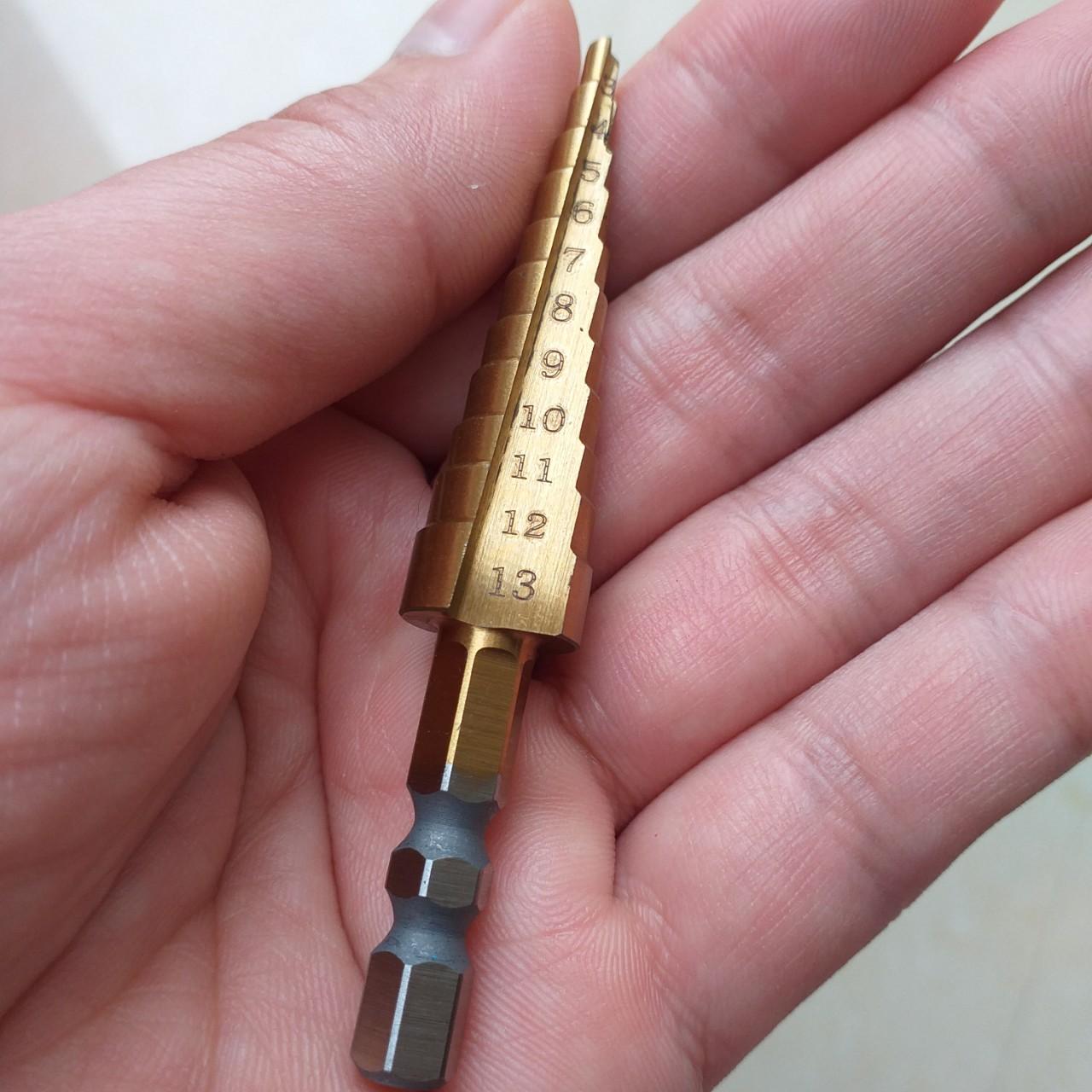 MŨI KHOAN THÁP BƯỚC 3-13MM