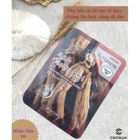 Mặt Nạ 3W Clinic Fresh Mask Sheet [COCOLUX]