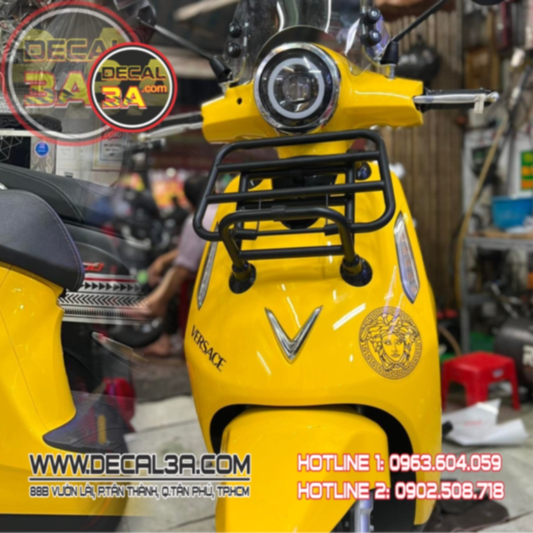 TEM RỜI XE ĐIỆN EVO 200 VERSACE - THỜI TRANG