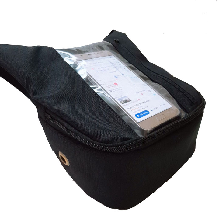 TÚI TREO ĐIỆN THOẠi XE MÁY ĐỨNG VẢI BỐ LỚN, VẬT DỤNG TRÊN XE MÁY SUNHA8339