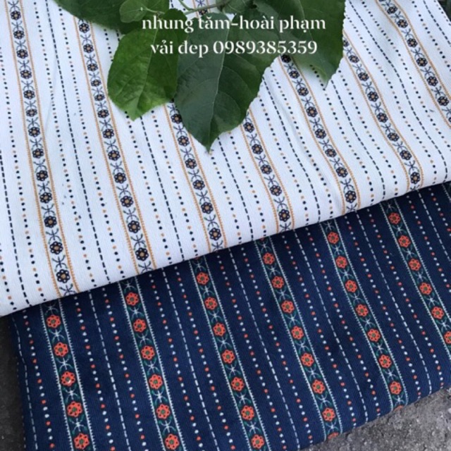 vải nhung tăm thổ cẩm
