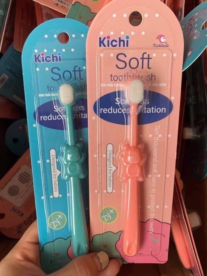 Bàn chải đánh răng sợi lông tơ cho bé siêu mềm mại