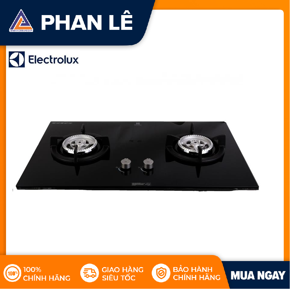 [Trả góp 0%]Bếp gas âm 2 lò Electrolux EGT8028CK (Đen)