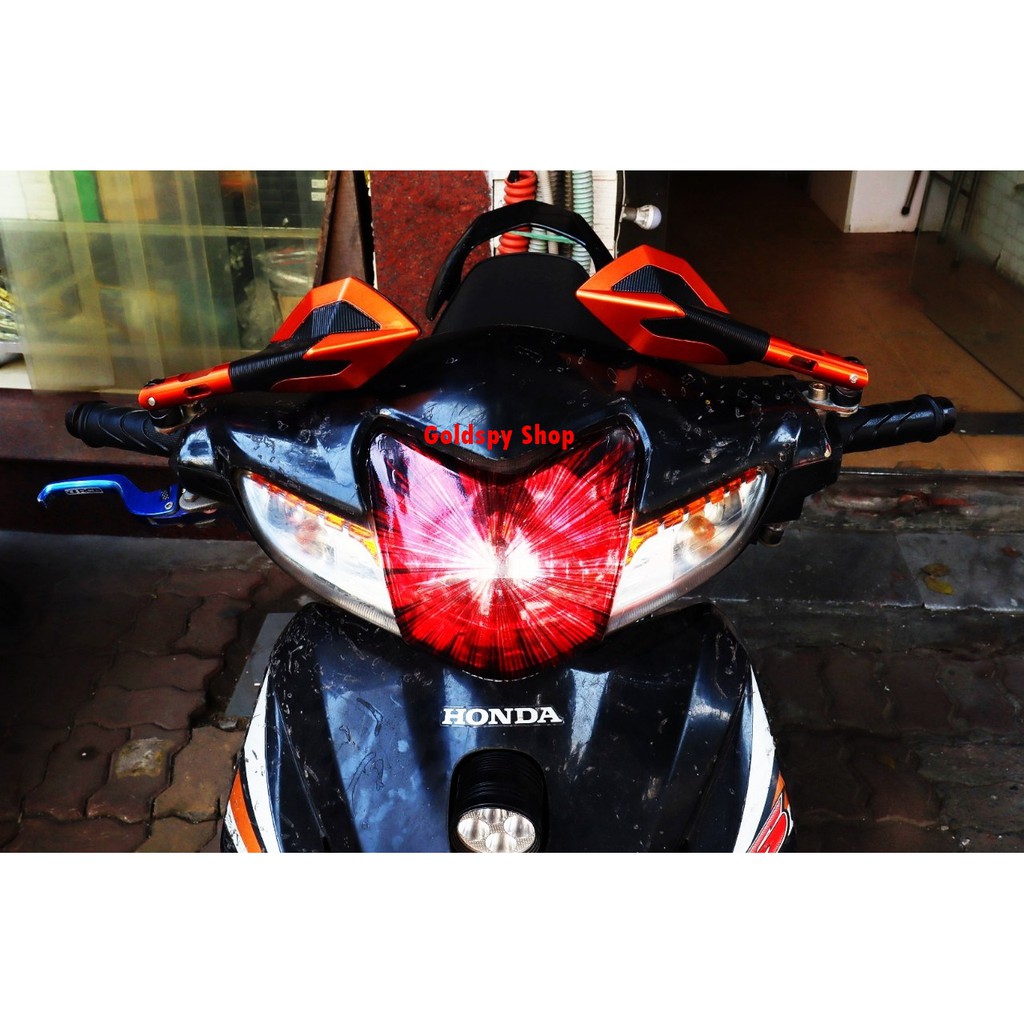 Decal dán pha đèn xe máy