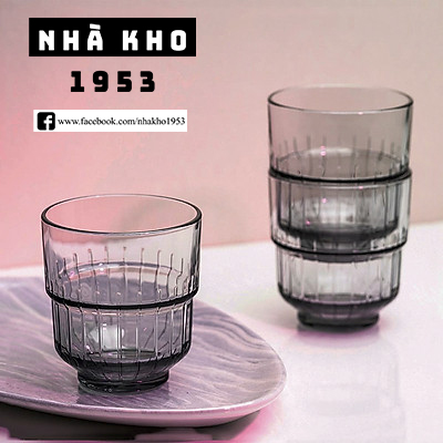 [CHÍNH HÃNG] Ly thủy tinh Libbey Linq Rocks (màu trắng) - 266ml - 16077