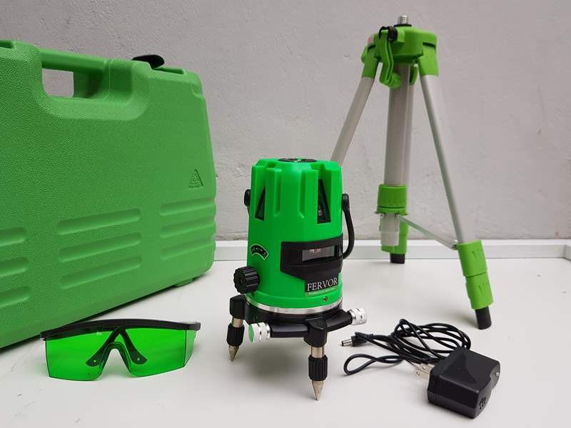 Máy cân mực laser 5 tia xanh Fervor