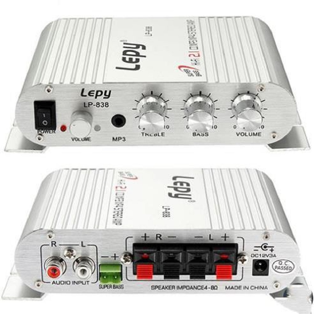 Amly Mini 838 Amply Mimi Lepy 838 12V -Dc2392