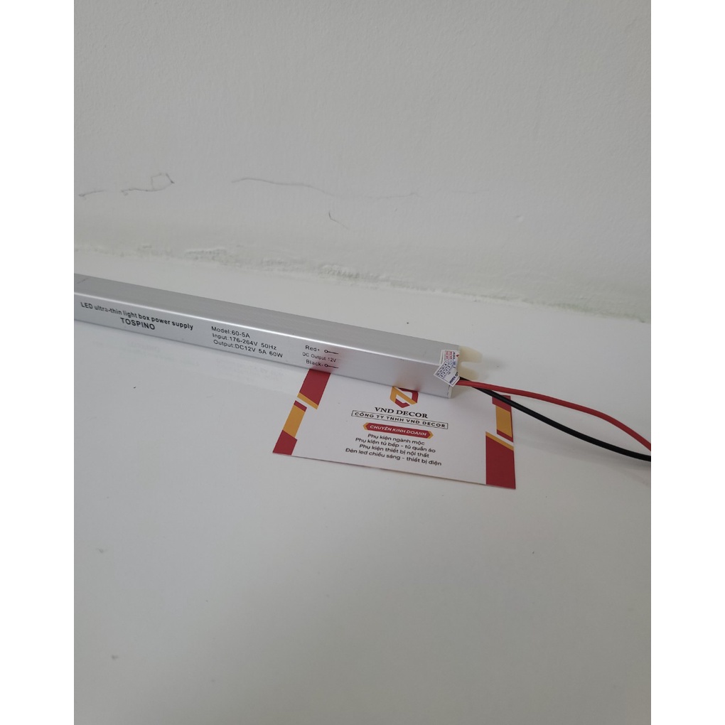 Nguồn đũa 12V-5A dùng cho led dây