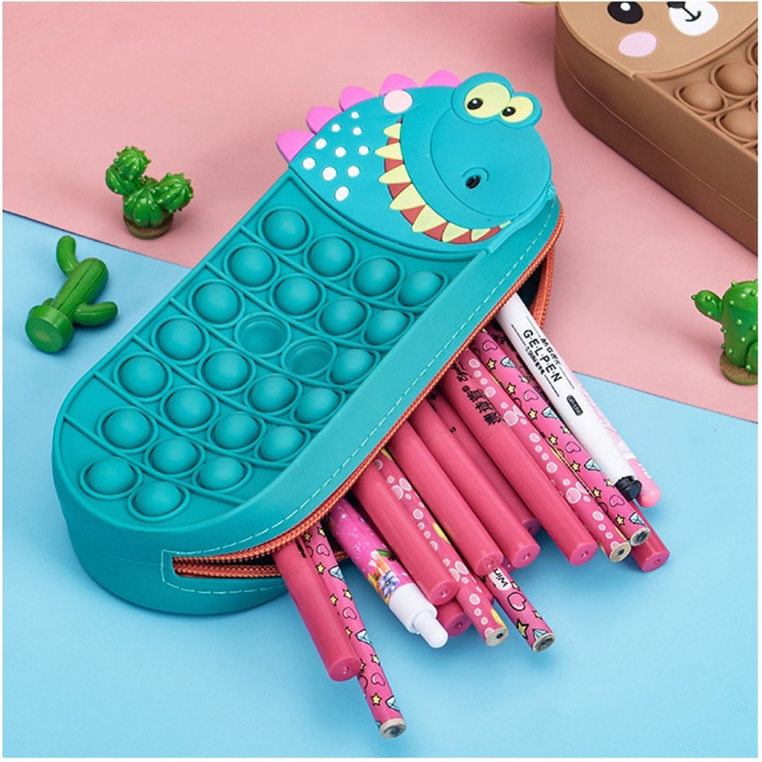 Hộp Bút Pop It Mẫu Thú Cute Cho Bé
