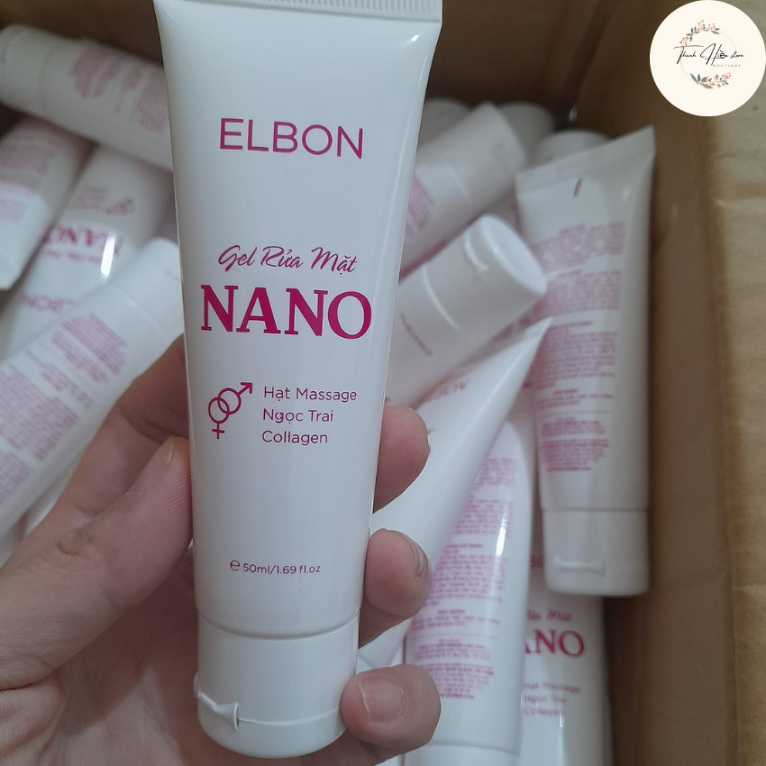 gel rữa mặt nano elbon 50ml