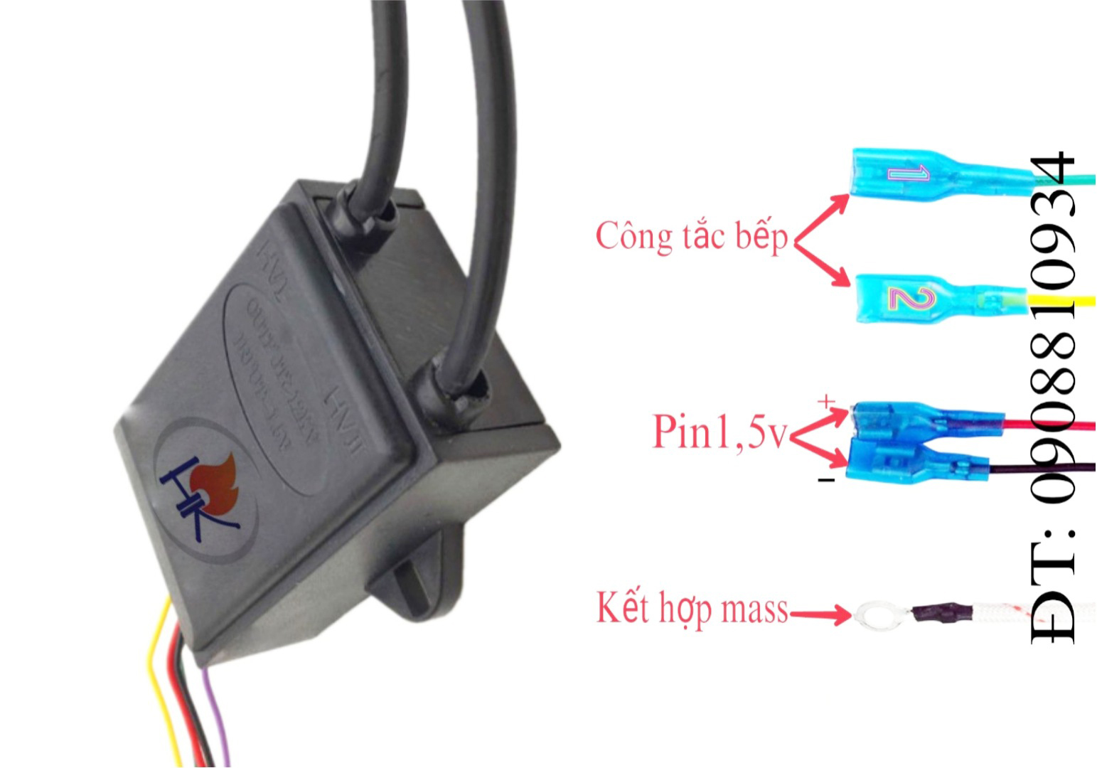Ic đánh lửa bếp gas đôi Rinnai / Ic bếp ga âm 2 lò