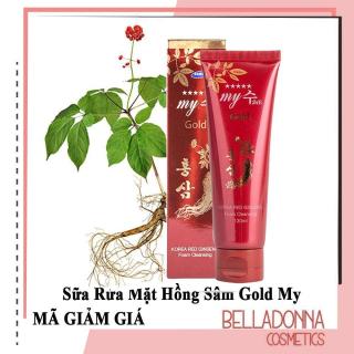 [HCM]Sữa rửa mặt hồng sâm đỏ My Gold Korea Red Ginseng Foam Cleanser 130ml thumbnail