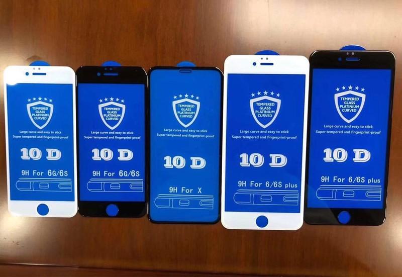 COMBO Kính cường lực full màn hình 10D cho iphone