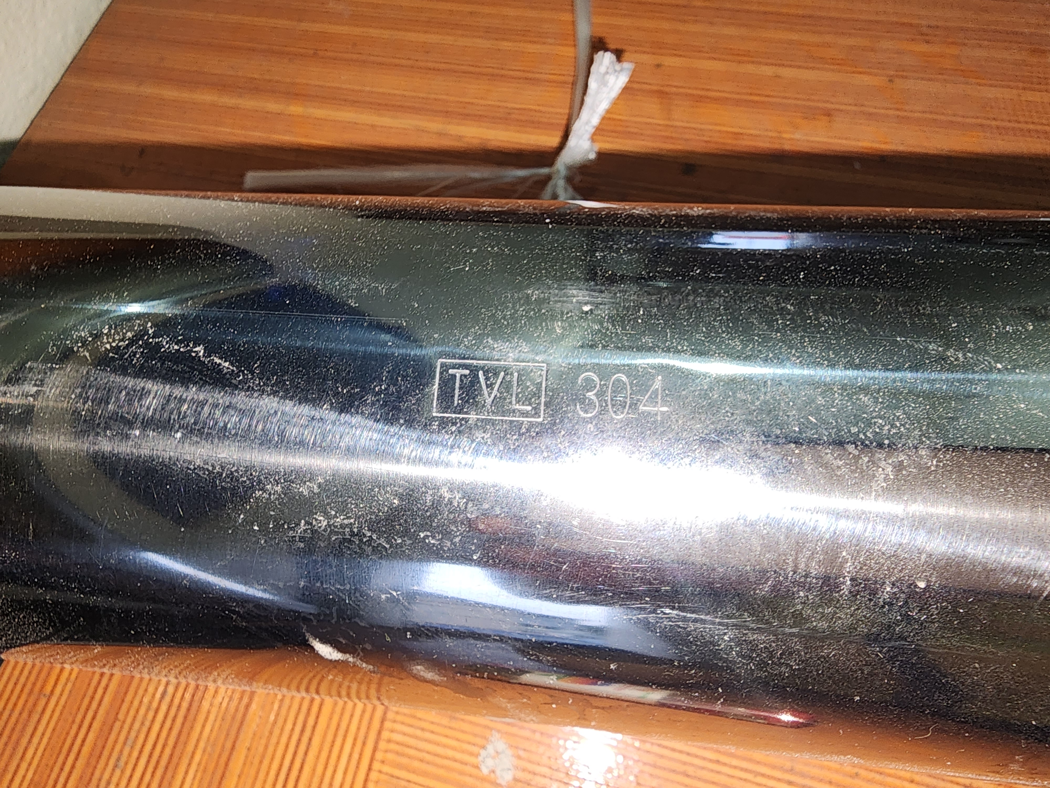 ống inox 201 phi 76 dài 50cm(3 inch motar)