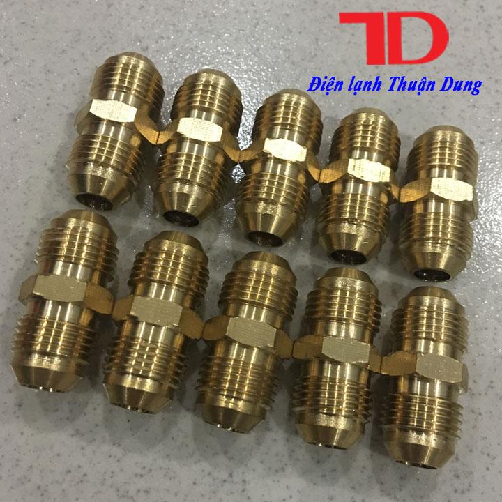 Combo 10 Ốc Nối Ống Đồng Phi 10 - Điện Lạnh Thuận Dung