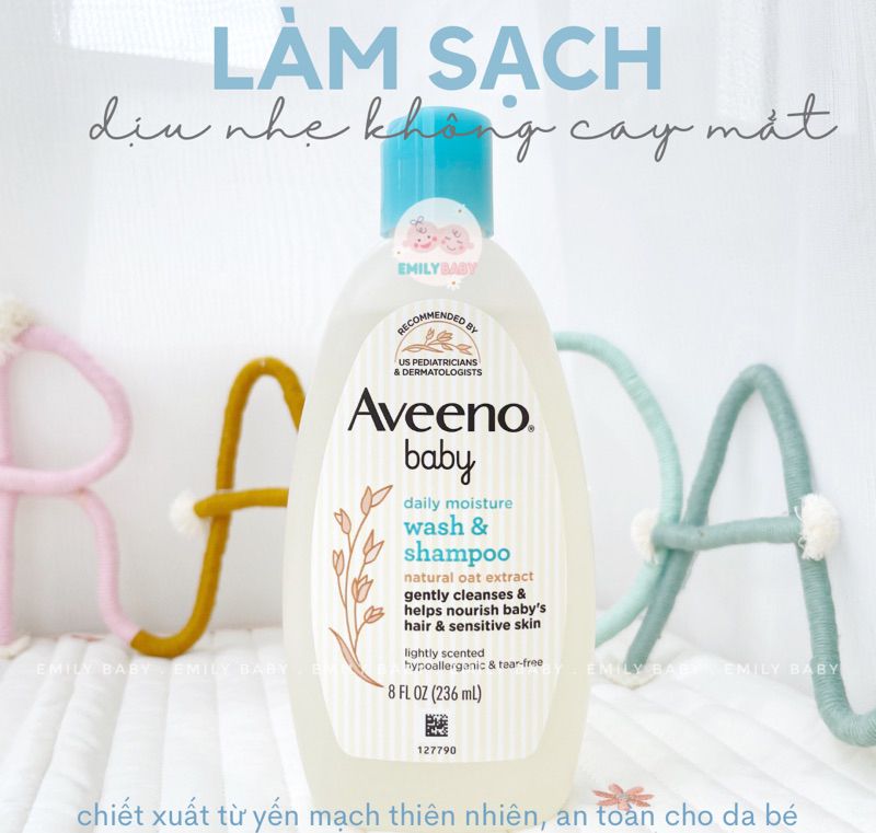 Sữa tắm cho bé aveeno baby 236ml/532ml