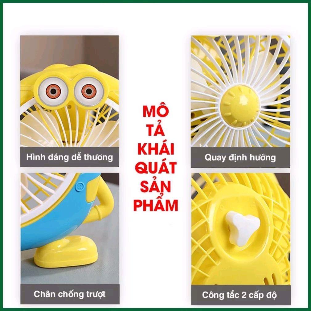Mini office animal-shaped desktop fan, plug-in mini office desk fan