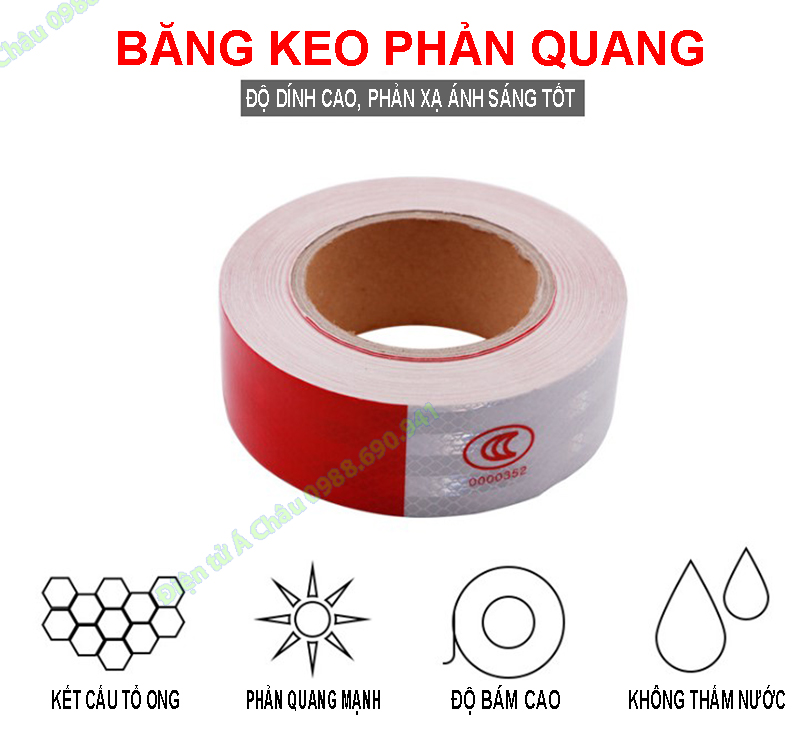 Decal PHẢN QUANG dán xe đạp, xe máy, ô tô, xe tải