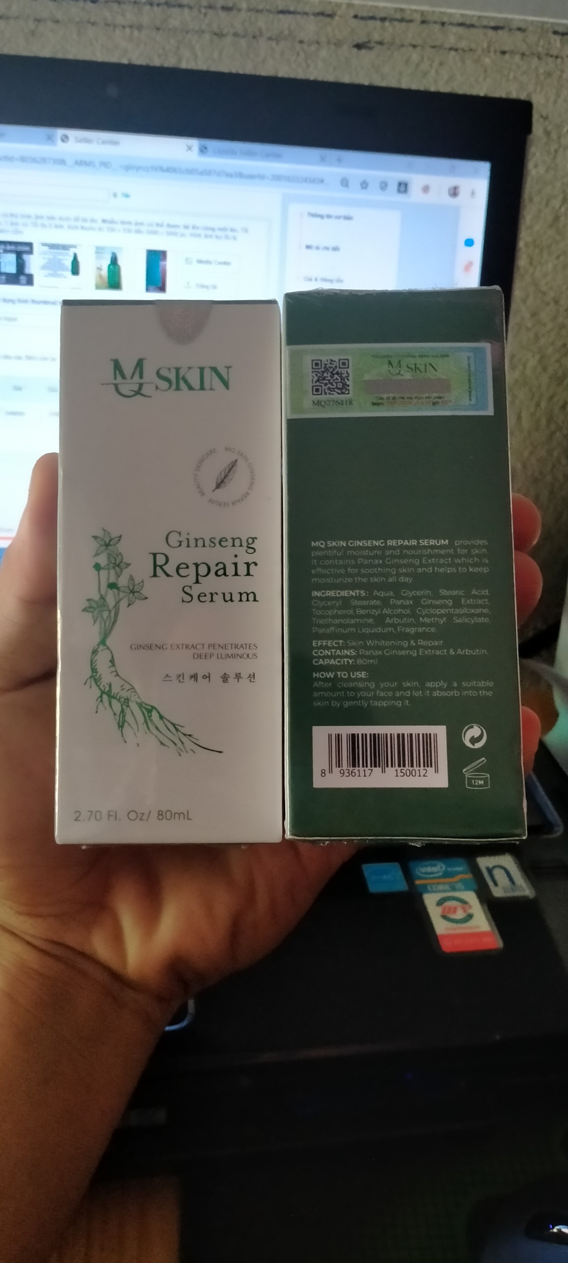 MQ SKIN TÁI TẠO DA TỪ TINH CHẤT NHÂN SÂM